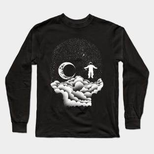 Space Skull Long Sleeve T-Shirt